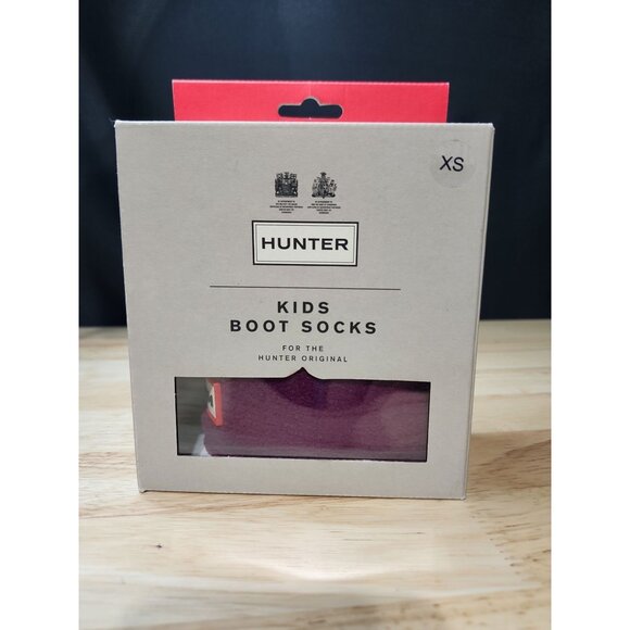 Hunter Boot Socks Original Violet kid socks XS - Picture 1 of 4